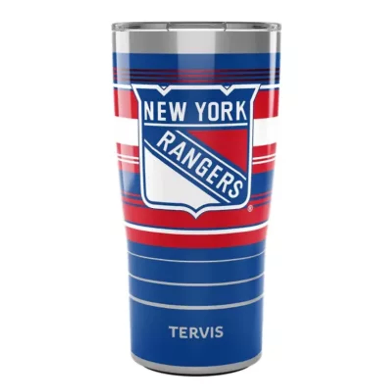 NHL New York Rangers 20oz. Hype Stripes Stainless Tumbler