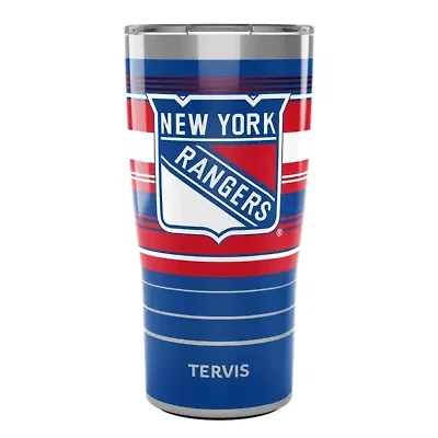 NHL New York Rangers 20oz. Hype Stripes Stainless Tumbler