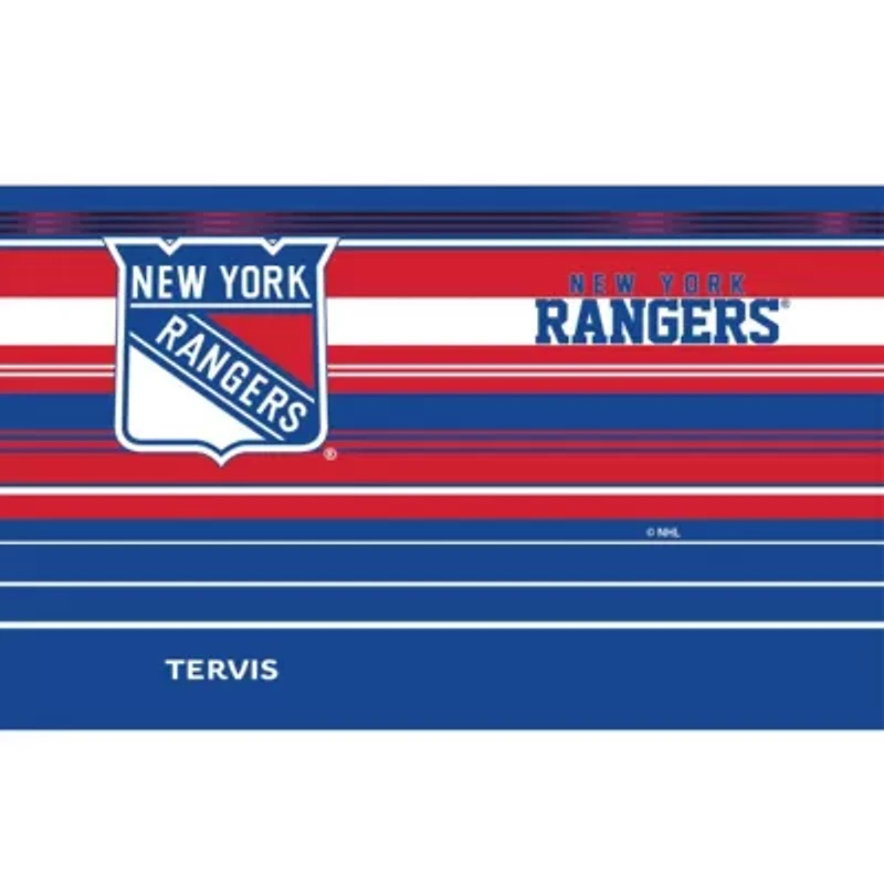 NHL New York Rangers 20oz. Hype Stripes Stainless Tumbler