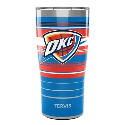 NBA Oklahoma City Thunder 20oz. Hype Stripes Stainless Tumbler