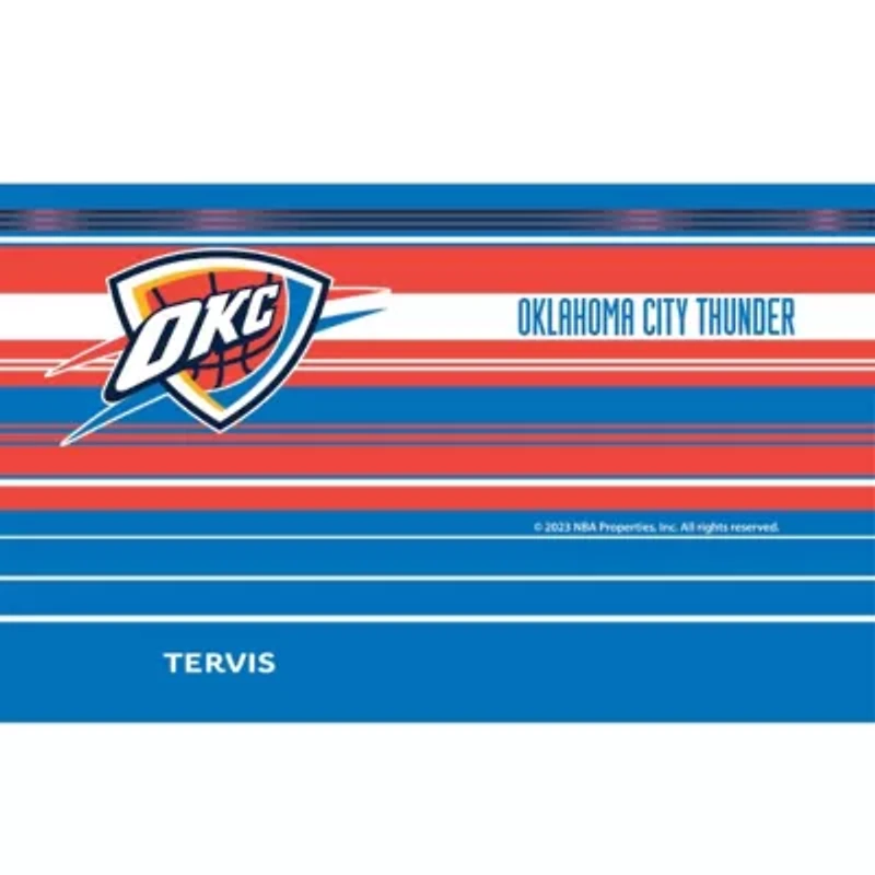 NBA Oklahoma City Thunder 20oz. Hype Stripes Stainless Tumbler