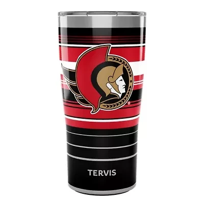NHL Ottawa Senators 20oz. Hype Stripes Stainless Tumbler