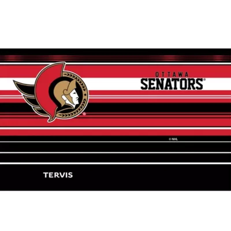 NHL Ottawa Senators 20oz. Hype Stripes Stainless Tumbler