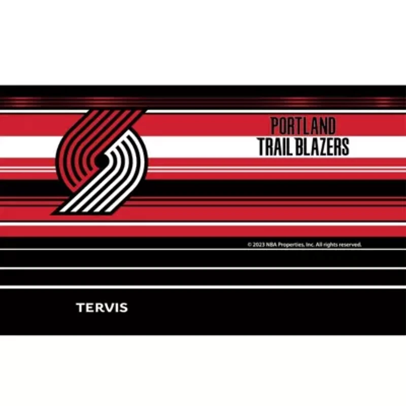 NBA Portland Trail Blazers 20oz. Hype Stripes Stainless Tumbler
