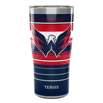 NHL Washington Capitals 20oz. Hype Stripes Stainless Tumbler
