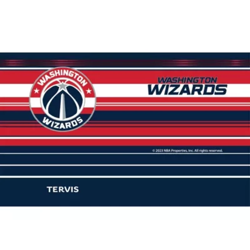NBA Washington Wizards 20oz. Hype Stripes Stainless Tumbler