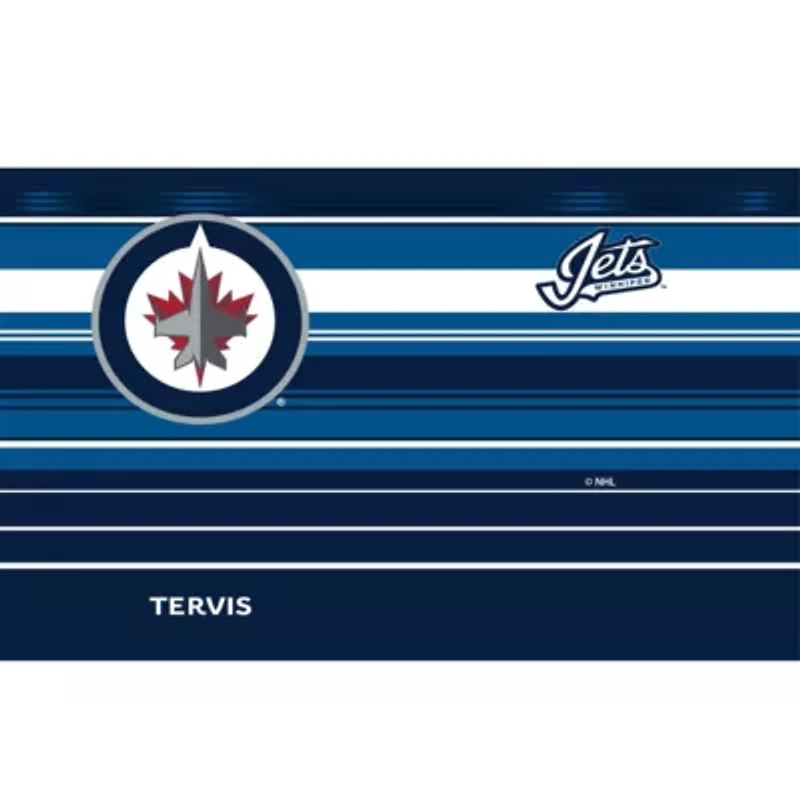 NHL Winnipeg Jets 20oz. Hype Stripes Stainless Tumbler