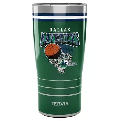 NBA Dallas Mavericks 20oz. Vintage Stainless Tumbler