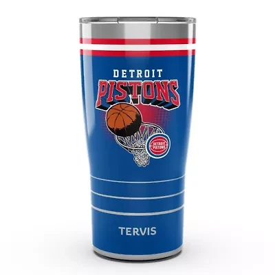 NBA Detroit Pistons 20oz. Vintage Stainless Tumbler