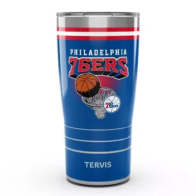 NBA Philadelphia 76ers 20oz. Vintage Stainless Tumbler