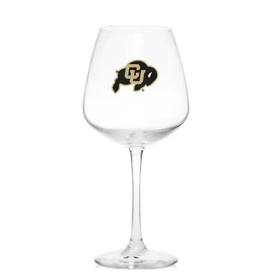 NCAA Colorado Buffaloes 18oz. Stemmed Glass