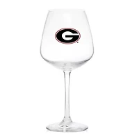 NCAA Georgia Bulldogs 18oz. Stemmed Glass