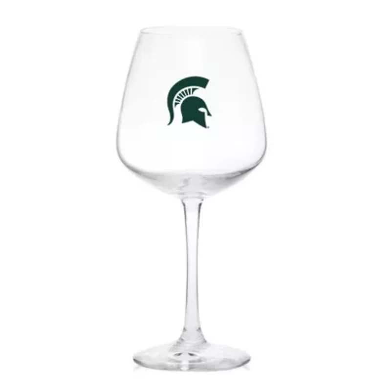 NCAA Michigan State Spartans 18oz. Stemmed Glass