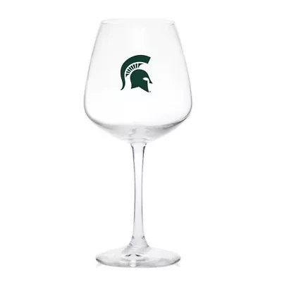NCAA Michigan State Spartans 18oz. Stemmed Glass