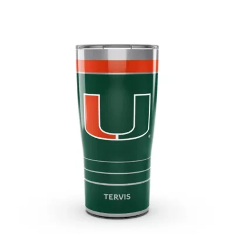 Miami (FL) Hurricanes NCAA Miami Hurricanes 20oz. MVP Stainless Tumbler