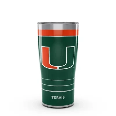 Miami (FL) Hurricanes NCAA Miami Hurricanes 20oz. MVP Stainless Tumbler