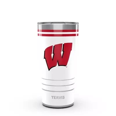 NCAA Wisconsin Badgers Arctic 20oz. Stainless Tumbler