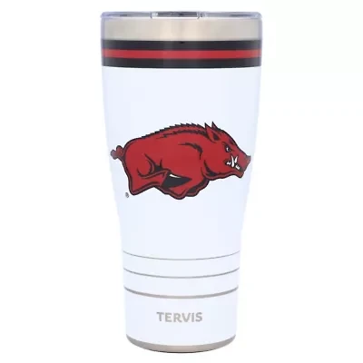 NCAA Arkansas Razorbacks 30oz. Arctic Stainless Tumbler