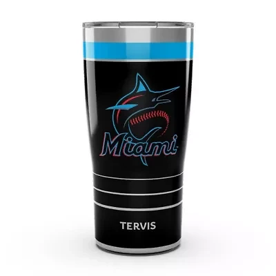MLB Miami Marlins 20oz. MVP DuraPrint™️ Stainless Travel Tumbler