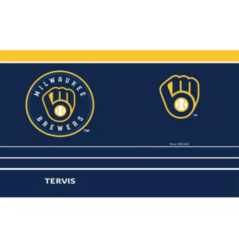 MLB Milwaukee Brewers 20oz. MVP DuraPrint™️ Stainless Travel Tumbler
