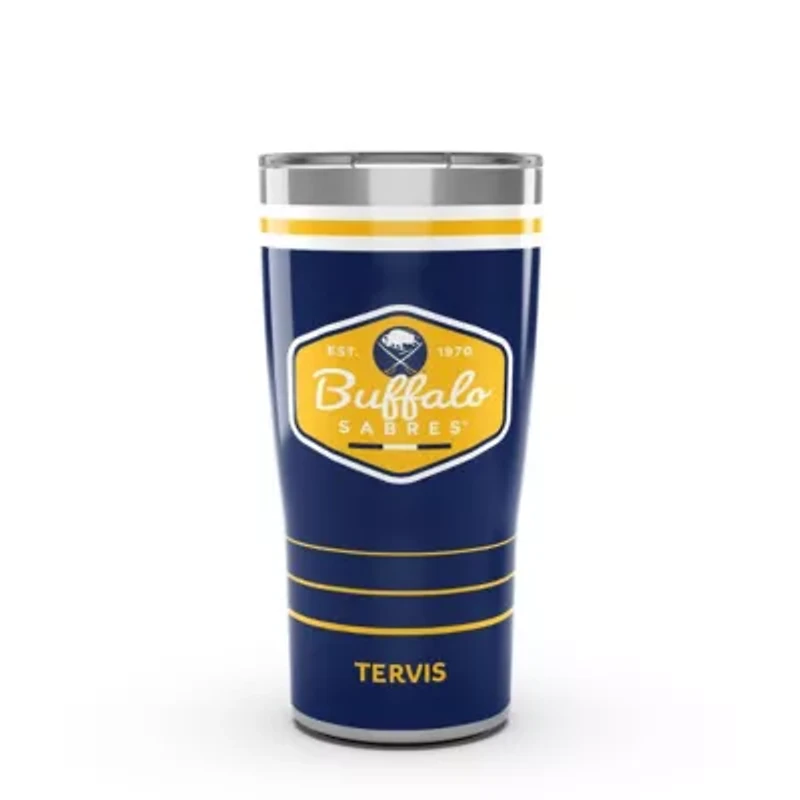 NHL Buffalo Sabres 20oz. Vintage Stainless Travel Tumbler