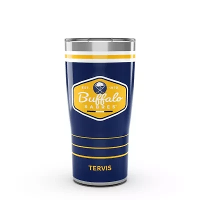 NHL Buffalo Sabres 20oz. Vintage Stainless Travel Tumbler