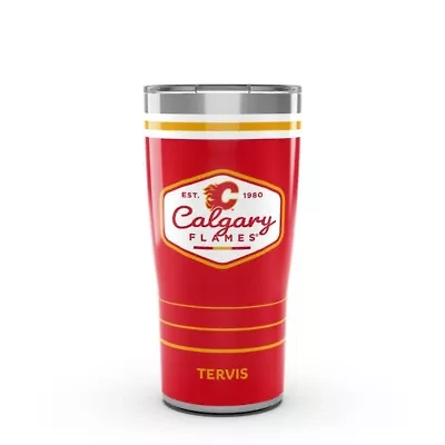 NHL Calgary Flames 20oz. Vintage Stainless Travel Tumbler