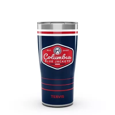 NHL Columbus Jackets 20oz. Vintage Stainless Travel Tumbler
