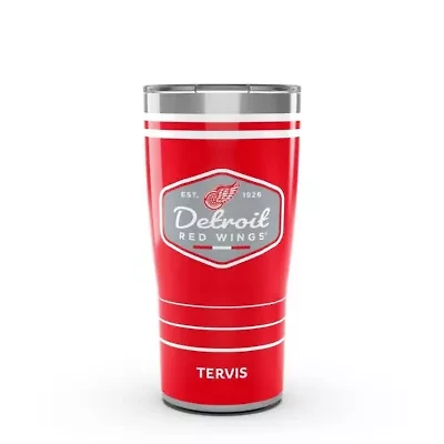 NHL Detroit Wings 20oz. Vintage Stainless Travel Tumbler