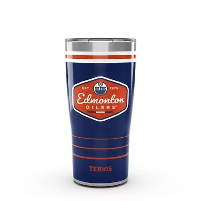 NHL Edmonton Oilers 20oz. Vintage Stainless Travel Tumbler