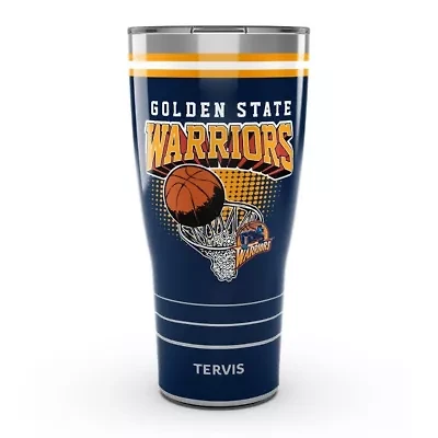 NBA Golden State Warriors 30oz. DuraPrint™️ Vintage Stainless Travel Tumbler