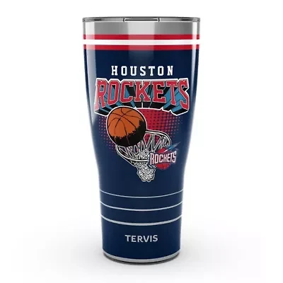 NBA Houston Rockets 30oz. DuraPrint™️ Vintage Stainless Travel Tumbler