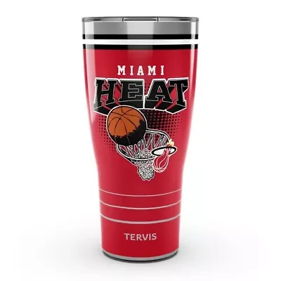 NBA Miami Heat 30oz. DuraPrint™️ Vintage Stainless Travel Tumbler