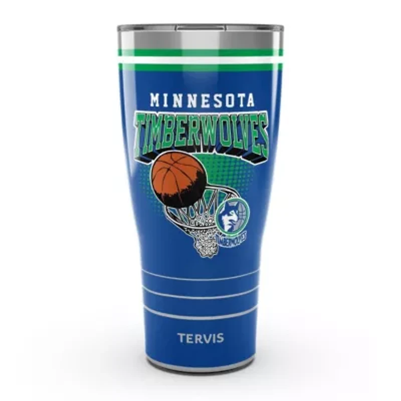 NBA Minnesota Timberwolves 30oz. DuraPrint™️ Vintage Stainless Travel Tumbler