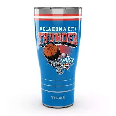 NBA Oklahoma City Thunder 30oz. DuraPrint™️ Vintage Stainless Travel Tumbler