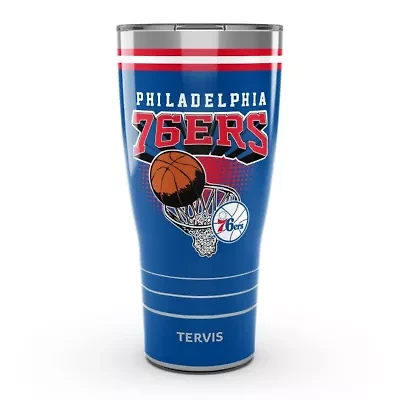NBA Philadelphia 76ers 30oz. DuraPrint™️ Vintage Stainless Travel Tumbler