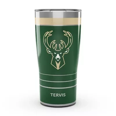 NBA Milwaukee Bucks 20oz. MVP DuraPrint™️ Stainless Travel Tumbler