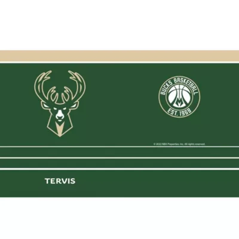 NBA Milwaukee Bucks 20oz. MVP DuraPrint™️ Stainless Travel Tumbler