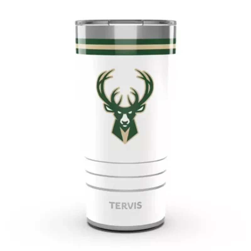 NBA Milwaukee Bucks 20oz. Arctic DuraPrint™️ Stainless Travel Tumbler