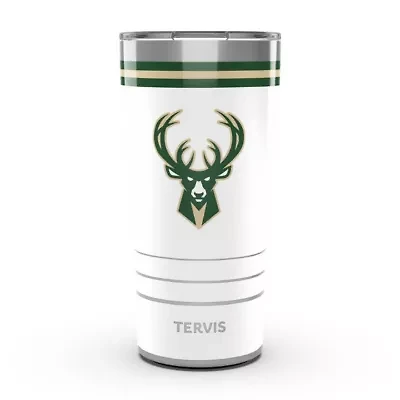 NBA Milwaukee Bucks 20oz. Arctic DuraPrint™️ Stainless Travel Tumbler