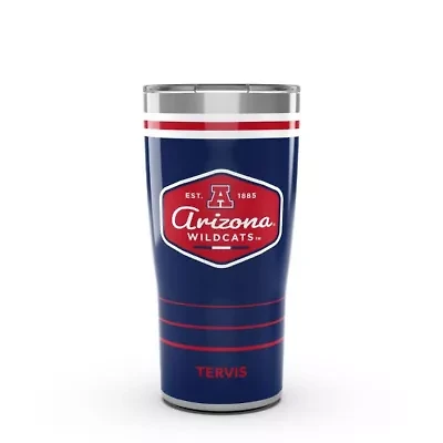 NCAA Arizona Wildcats 20oz. Vintage DuraPrint™️ Stainless Travel Tumbler
