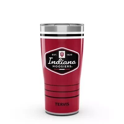 NCAA Indiana Hoosiers 20oz. Vintage DuraPrint™️ Stainless Travel Tumbler