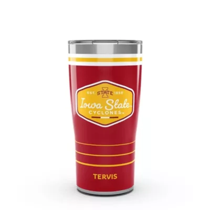 NCAA Iowa State Cyclones 20oz. Vintage DuraPrint™️ Stainless Travel Tumbler