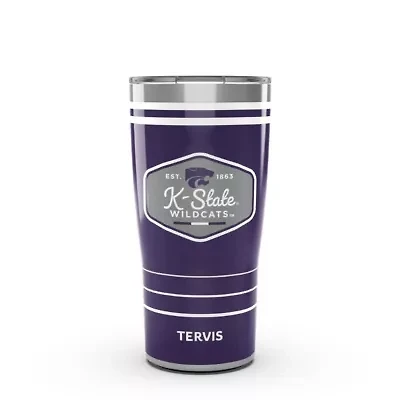 NCAA Kansas State Wildcats 20oz. Vintage DuraPrint™️ Stainless Travel Tumbler