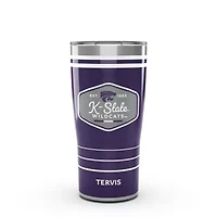 NCAA Kansas State Wildcats 20oz. Vintage DuraPrint™️ Stainless Travel Tumbler