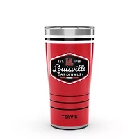 NCAA Louisville Cardinals 20oz. Vintage DuraPrint™️ Stainless Travel Tumbler