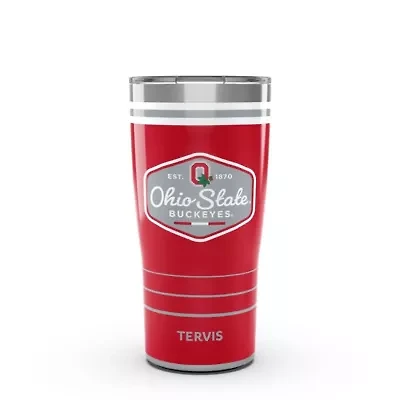 NCAA Ohio State Buckeyes 20oz. Vintage DuraPrint™️ Stainless Travel Tumbler