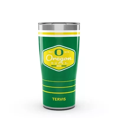 NCAA Oregon Ducks 20oz. Vintage DuraPrint™️ Stainless Travel Tumbler