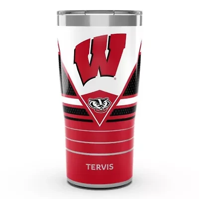NCAA Wisconsin Badgers 20oz. Win Streak Stainless Tumbler