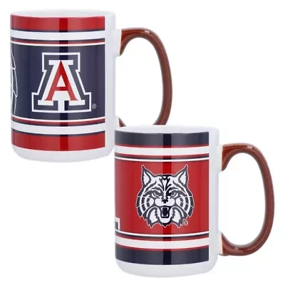 NCAA Arizona Wildcats 15oz. Home & Away 2-Pack Mug Set